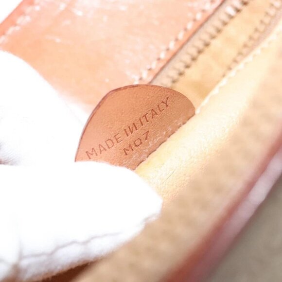 CELINE Macadam Canvas Hand Bag PVC Beige Gold - Picture 10 of 16